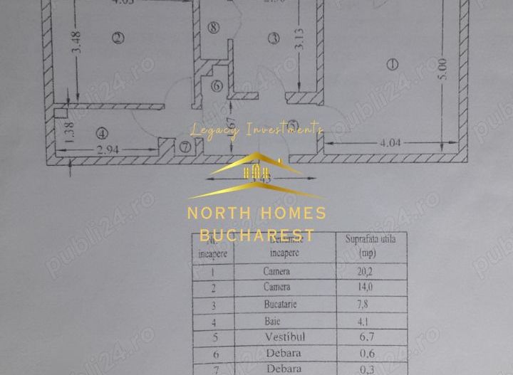 Apartament 2 camere decomandat, etaj 4, construit în 1990 – Zona Tei, - Poză 8