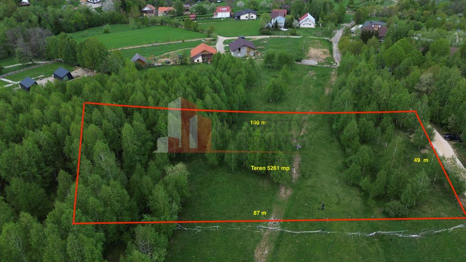 Teren intravilan 5.261 mp Tohănița | Deschidere 49 m | Utilități, lângă pădure - Poză 2
