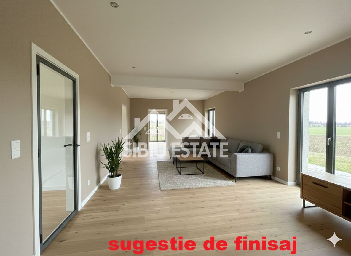 Casa 130 mp, teren 1000 mp, priveliște superbă – Marginimea Sibiului - Poză 11