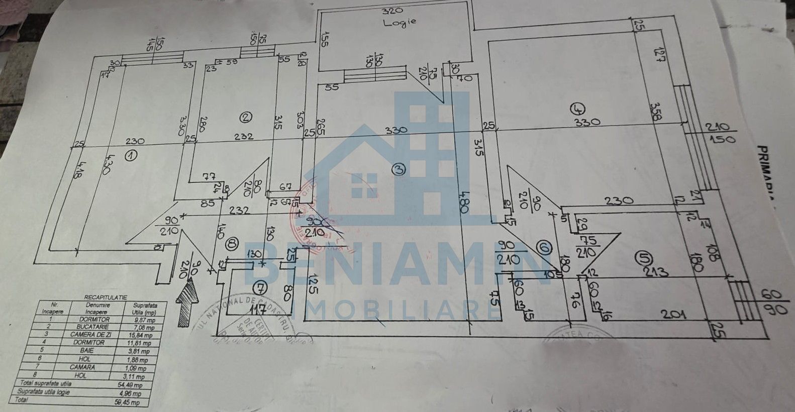 3 Camere-Centrala-Mobilat-Utilat-Langa Mcdonalds-Disponibil Imediat - Poză 9
