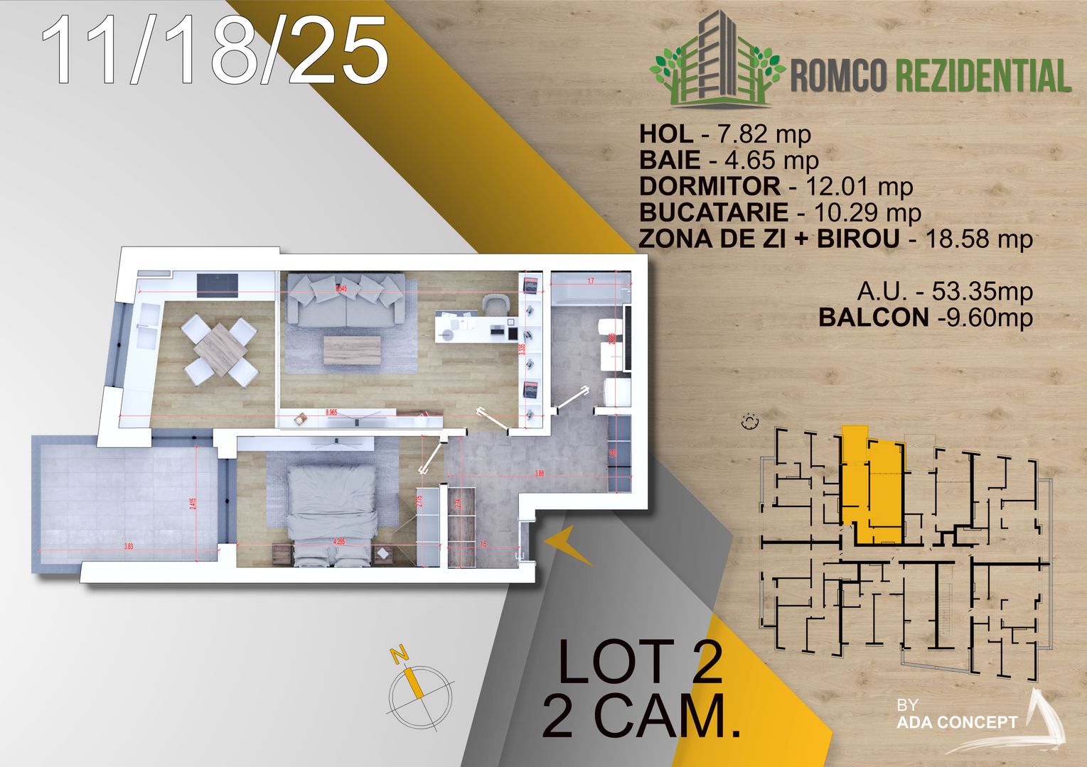 2 Cam.// Romco Rezzidential/Parcul Teilor/Panouri Fotovoltaice! - Poză 4