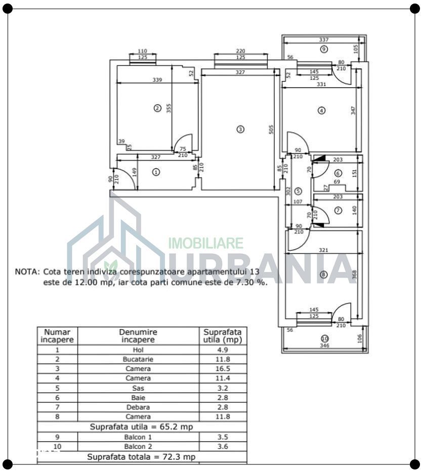 Apartament 3 camere, Podu Roș (1001 Articole) – renovat, 2 balcoane, 10 min de Palas - Poză 11