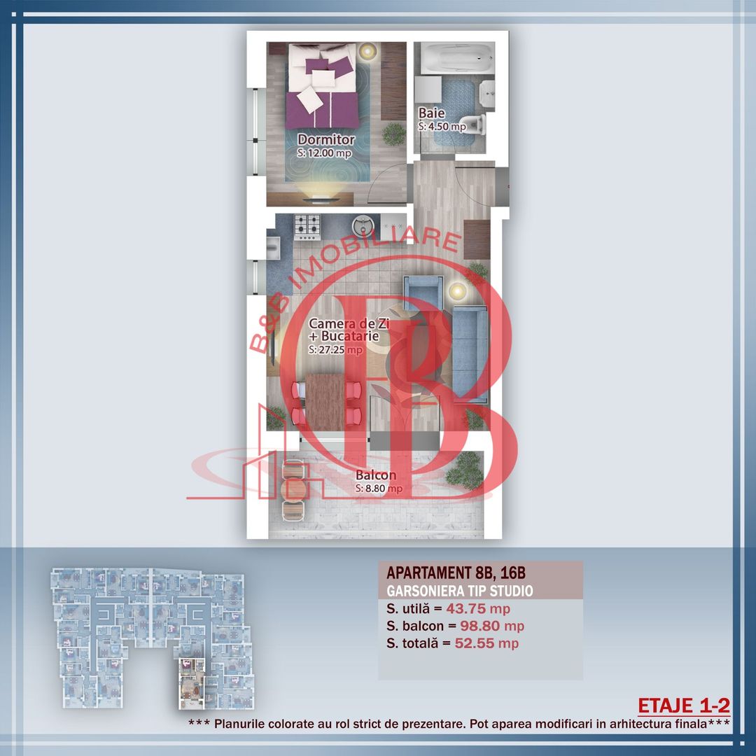 Oferta Lansare 2 camere  incalzire pardoseala - Schiță 11