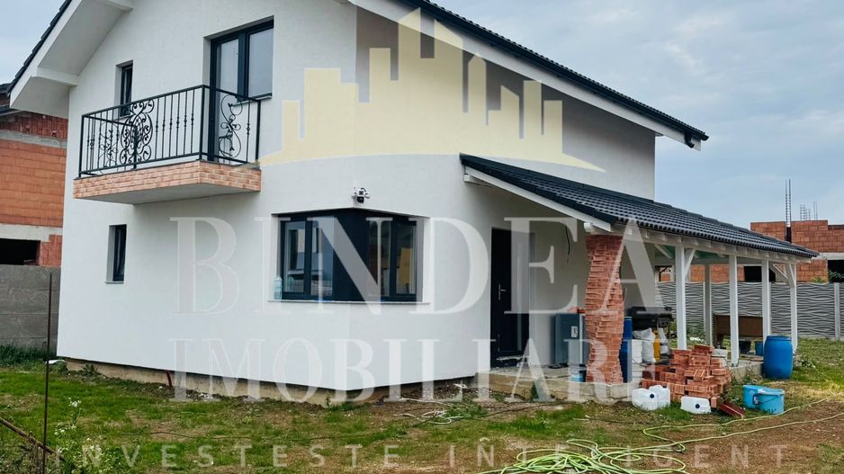 Casa individuala P+M Giarmata 584 mp 22 front, interior la alb - Poză 3