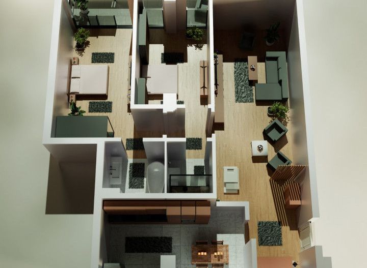 Tomis Nord - Vanzare apartament decomandat cu 3 camere,  bloc nou. - Poză 8