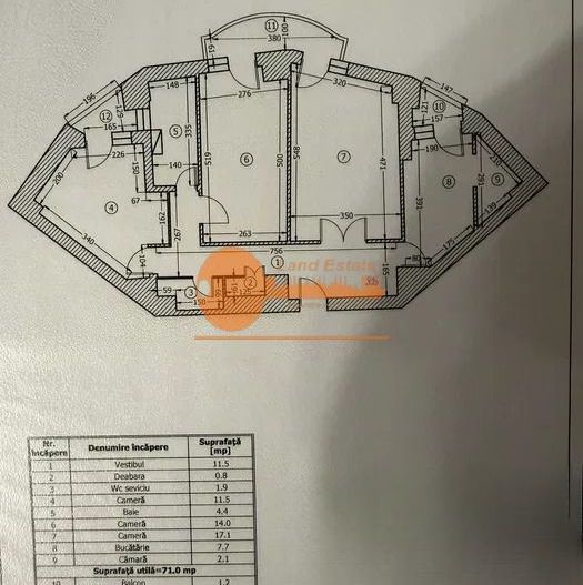 3 camere – Crângași / Parc 9 Mai – 78 mp – 3 balcoane - Poză 1