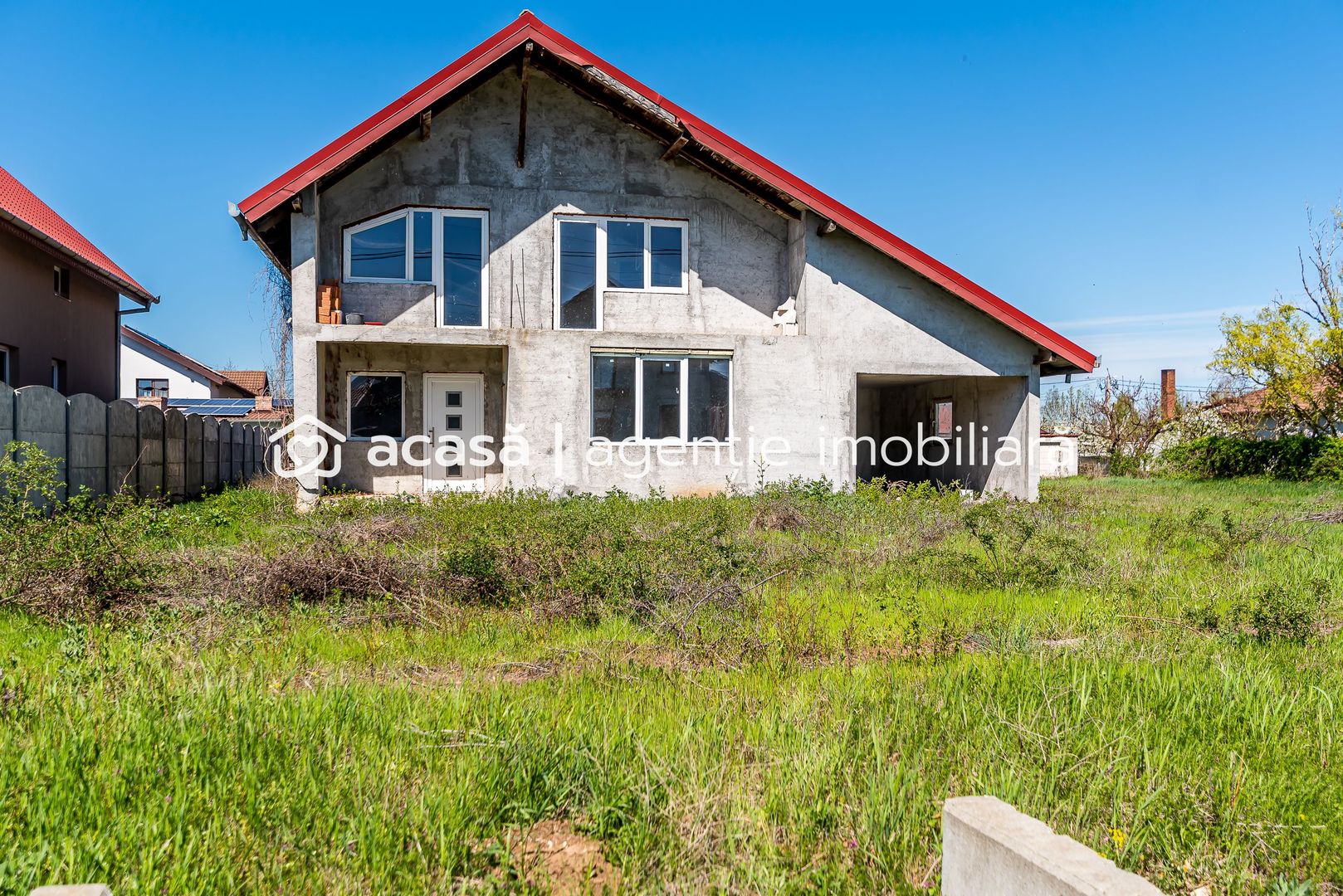 🏡 Casă P+1 la gri | 239 mp construiți | Călugareni -14 km de Arad - Poză 1