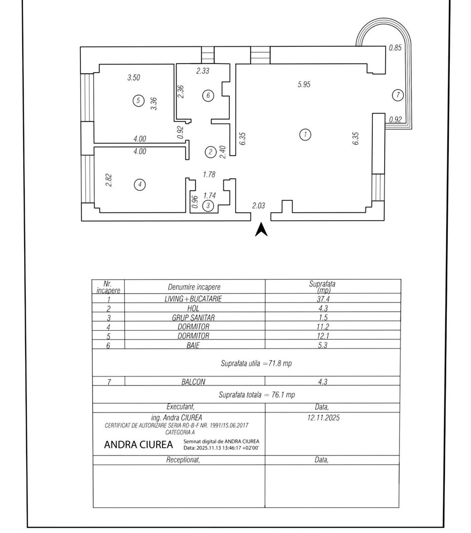 3 camere | Concept premium de amenajare | Stadion - Poză 17