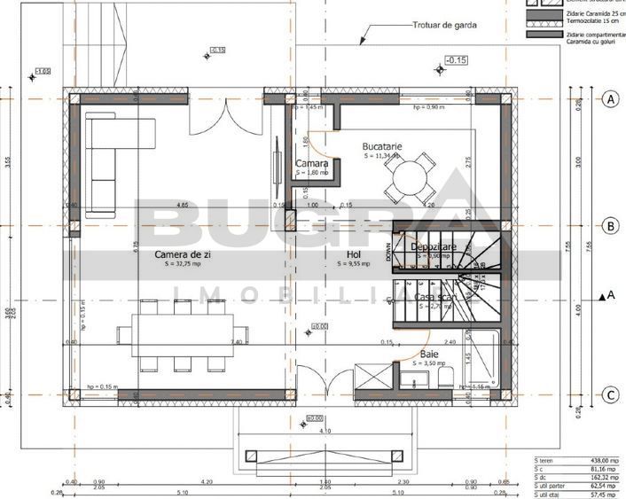 Casa individuala | 119 mp utili | 438 mp teren | Dezmir - Schiță 6