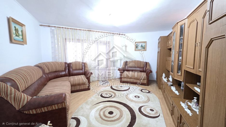 Apartament cu 2 camere, mobilat și utilat, cu GARAJ, VASLUI - zona AUROCOR GARĂ; - Poză 3