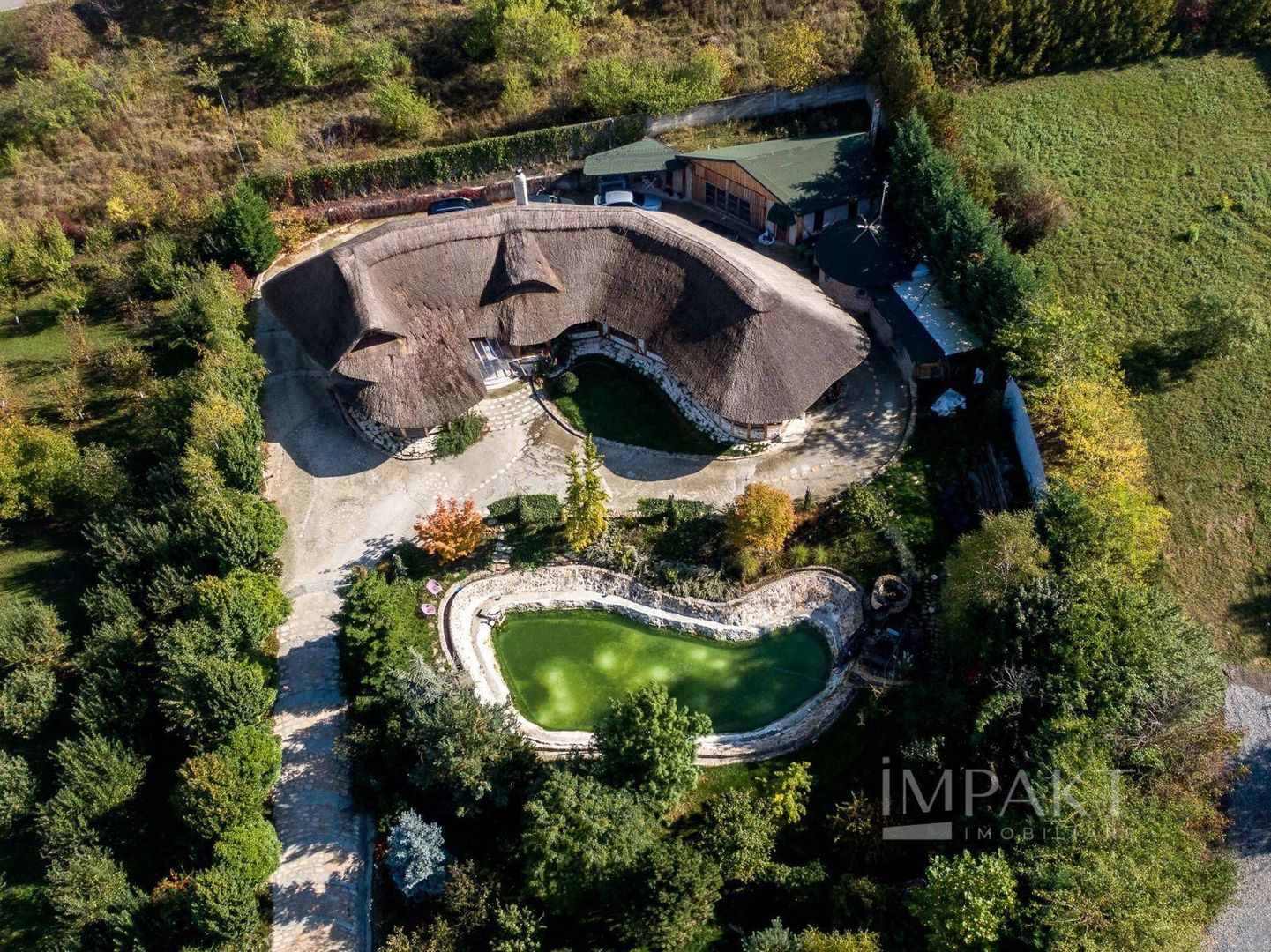 De vanzare casa unica pe teren de 3400mp, cu iaz si gradina - Borhanci - Poză 25