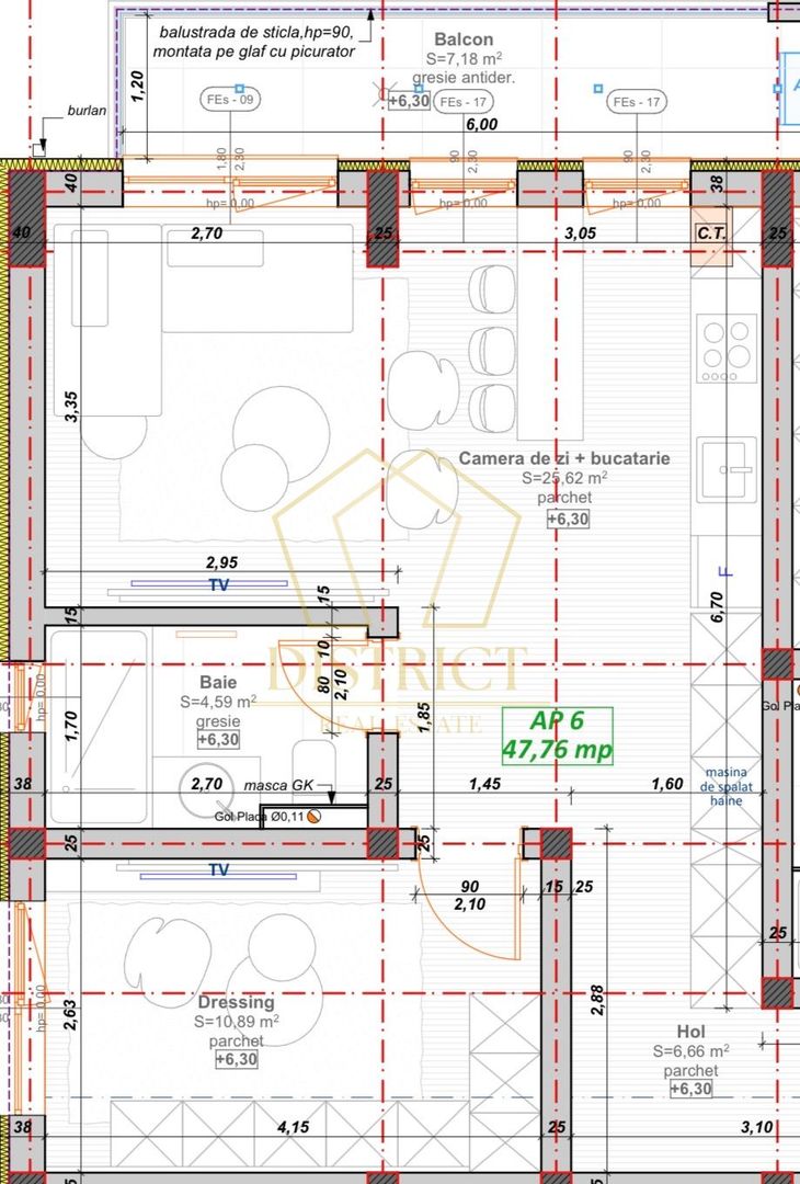 Apartament cu 2 camere si terasa de 6mp | Giroc | Profi - Poză 2