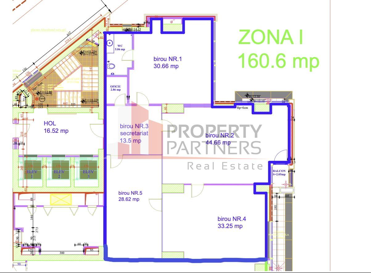 Spatiu de birou Baneasa 160 mp - Schiță 10