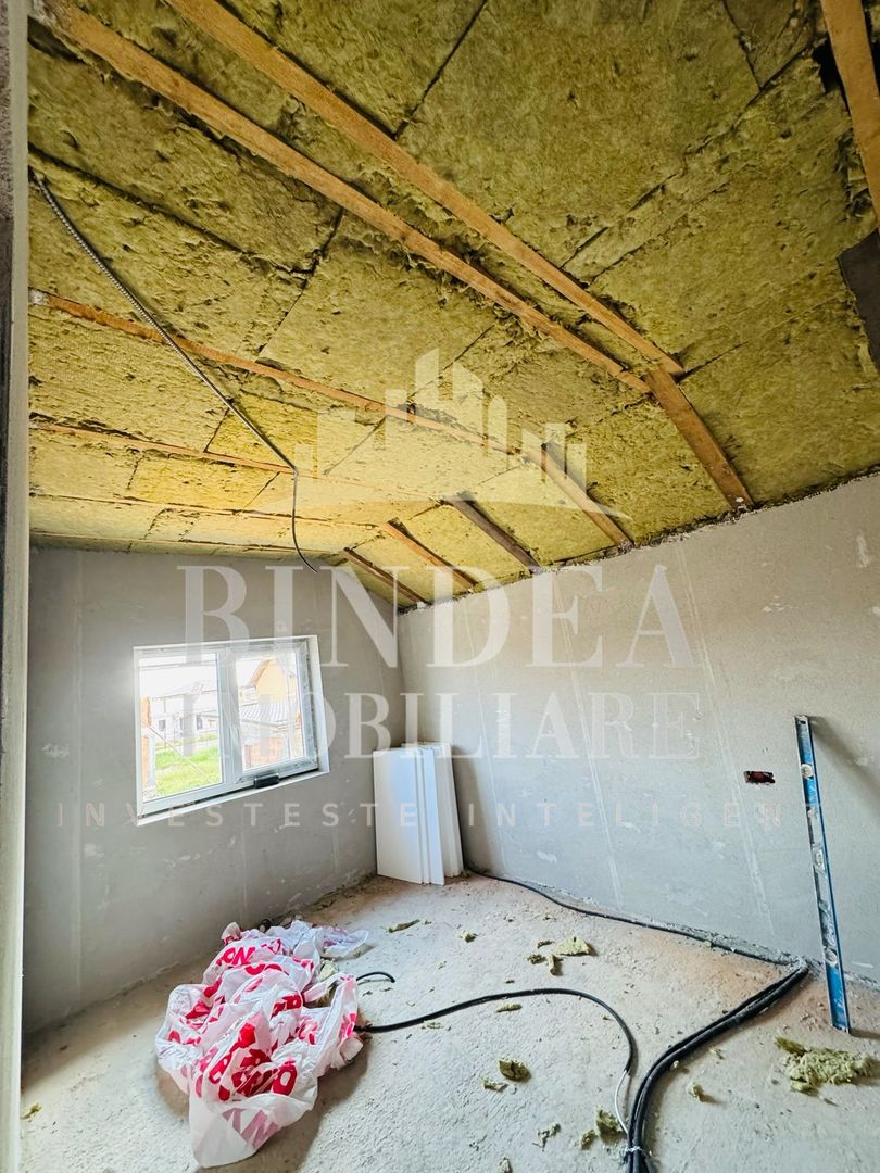 Casa individuala P+M Giarmata 584 mp 22 front, interior la alb - Poză 11