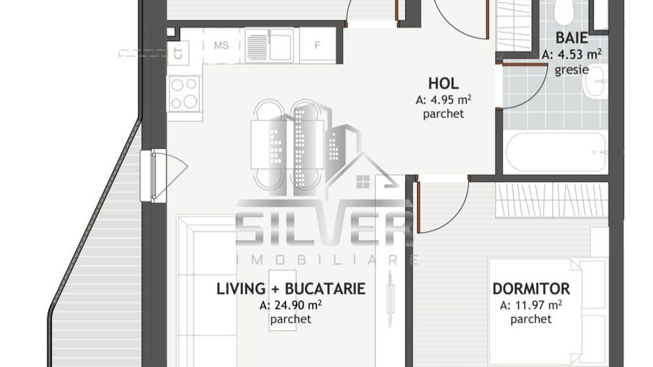Apartament cu 3 camere+terasa de 19 mp/finisaje incluse! - Poză 2