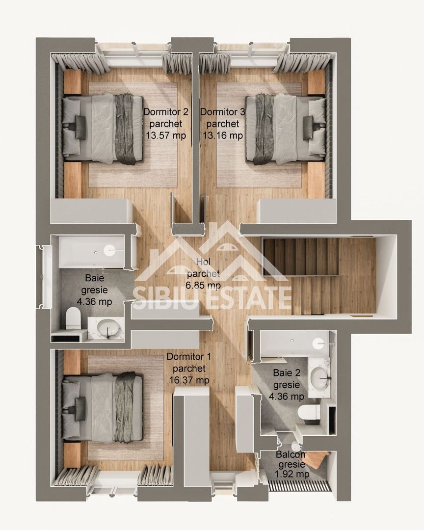 Casa noua 4 camere, 3 bai - Poză 9
