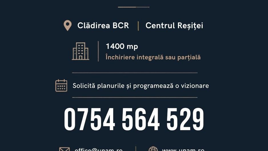 Spatii disponibile de închiriat | 246 - 1.400 mp | Resita Centru - Poză 16