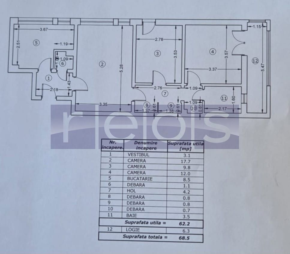 VANZARE 3 CAMERE- BABA NOVACvis a vis de parc Cuza si de Park Lake - Poză 8