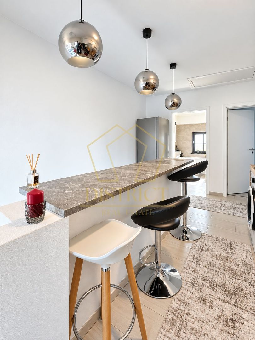 Apartament cu 2 camere mobilat | Etajul 1 | 57 mp utili | in Giroc la asfalt. - Poză 9