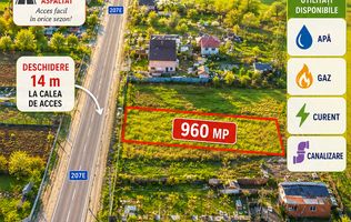 TEREN INTRAVILAN 960 mp, VASLUI zona BRODOC;