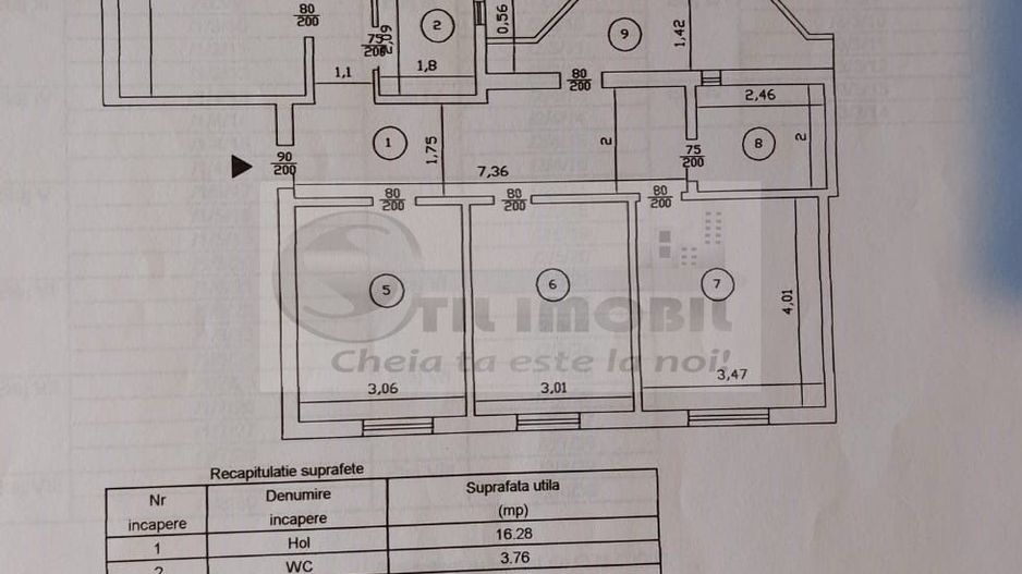 Nicolina, 4 cam decomandat, Etaj 1, 110 mp- 250.000€ - Poză 12