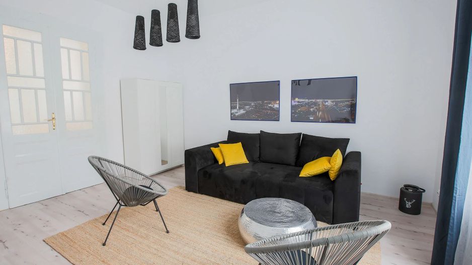 Chirie, apartament 2 dormitoare, central 550 E/lună (neg). Comision 0. - Poză 15