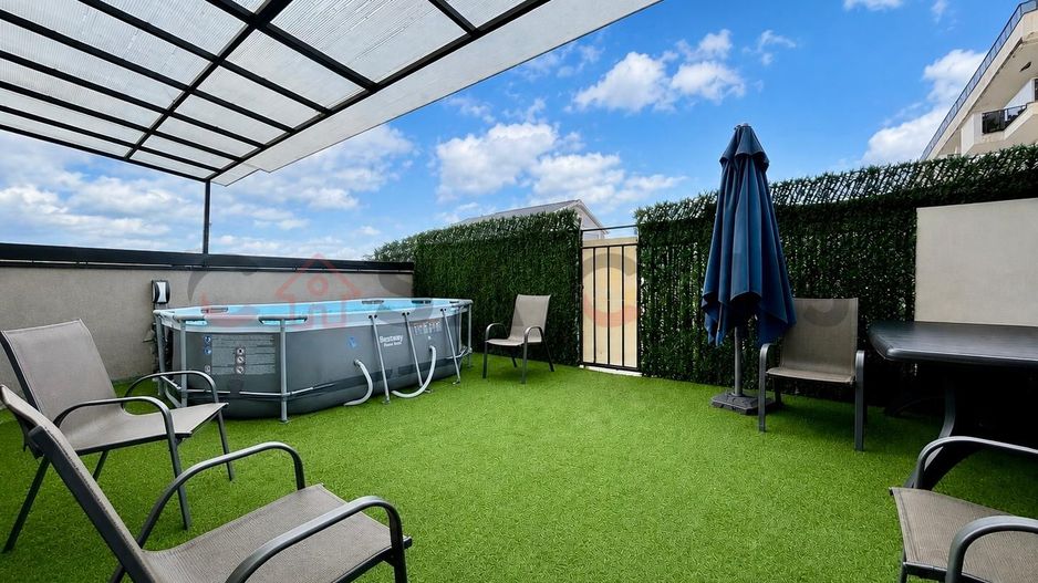 3 camere la cheie, bloc nou, 2 parcări subterane, terasă cu piscină - Poză 1