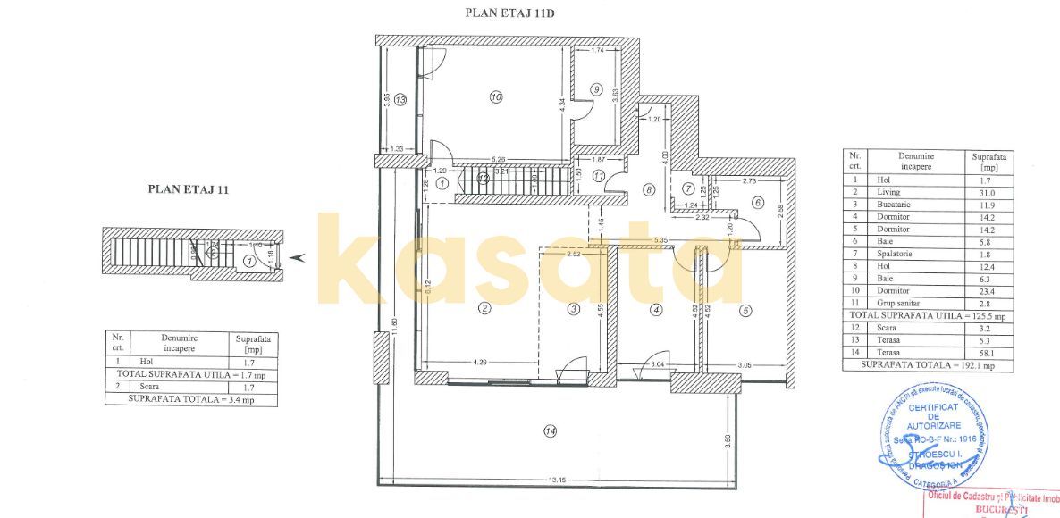 Penthouse | Cotroceni | Tur Virtual - Schiță 25