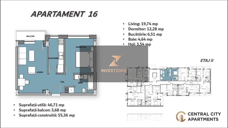 Vindem apartamente premium cu 2 camere in complex rezidential nou - Poză 2