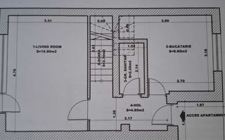 4 camere | vila înșiruită de colt |  Metroul Străulești - Poză 4