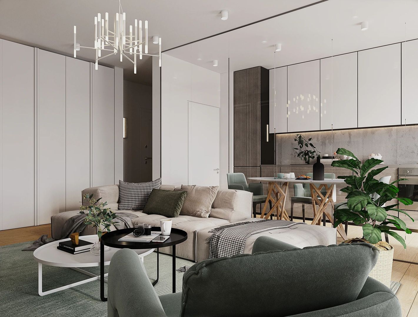 Apartament 2 camere de vanzare cu grădină - Poză 3