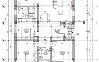 Casa cu 4 camere de vanzare in Santandrei - Schiță 7