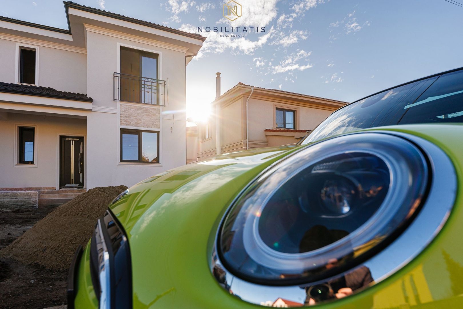 Duplex nou deosebit - despartit prin camera tehnica | Curte amenajata - Poză 2