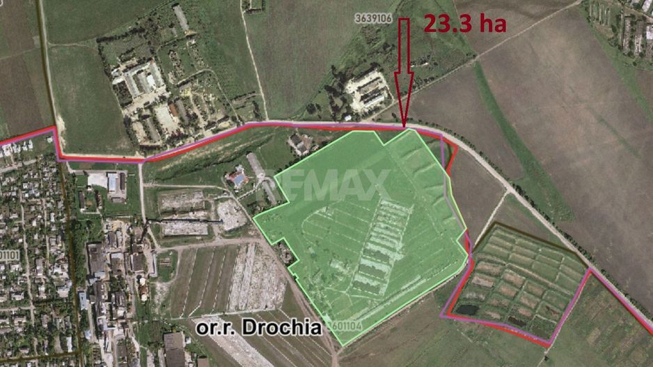 Teren de vânzare, 23,3 ha lângă Drochia – Fosta Fabrică Avicolă. - Poză 5
