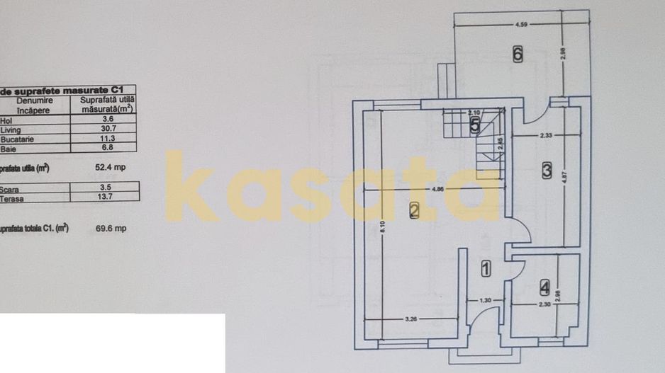 Casă Individuală 🏡 | Domnești 📍 | P+1 | 4 Camere | 3 Dormitoare 🛏️ - Schiță 12