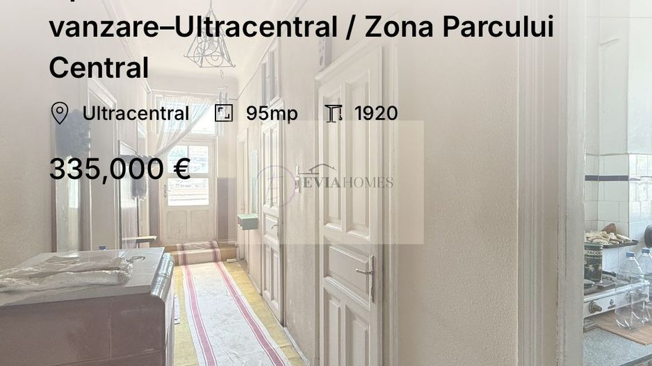 Apartament cu 3 camere de vanzare–Ultracentral / Zona Parcului Central - Poză 1