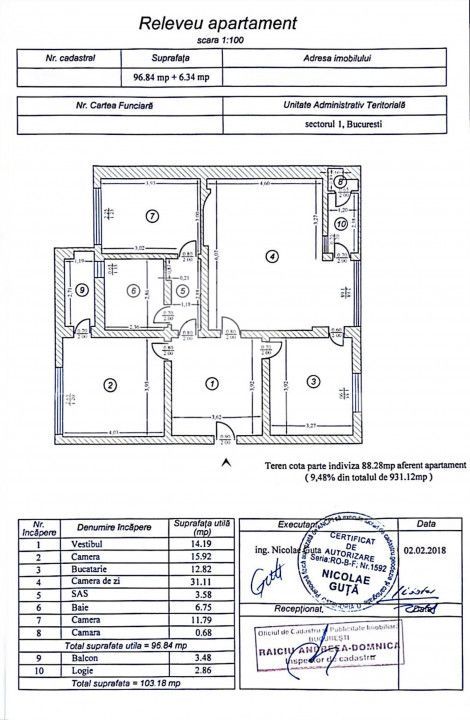 Apartament 3 camere Aviatorilor | Piața Charles de Gaulle - Poză 20