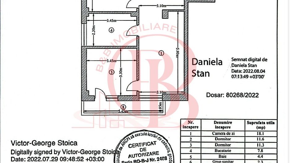 Apartament 3 camere Finalizat-Titan-Pallady-Mobilat Utilat - Poză 14