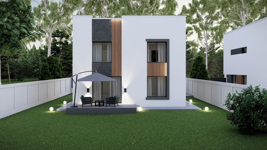 Vile PASIVE Otopeni 5 camere, 400m2 curte - Poză 6