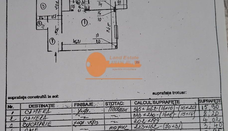 Apartament 2 camere | Apusului | 500 m metrou Păcii - Schiță 6