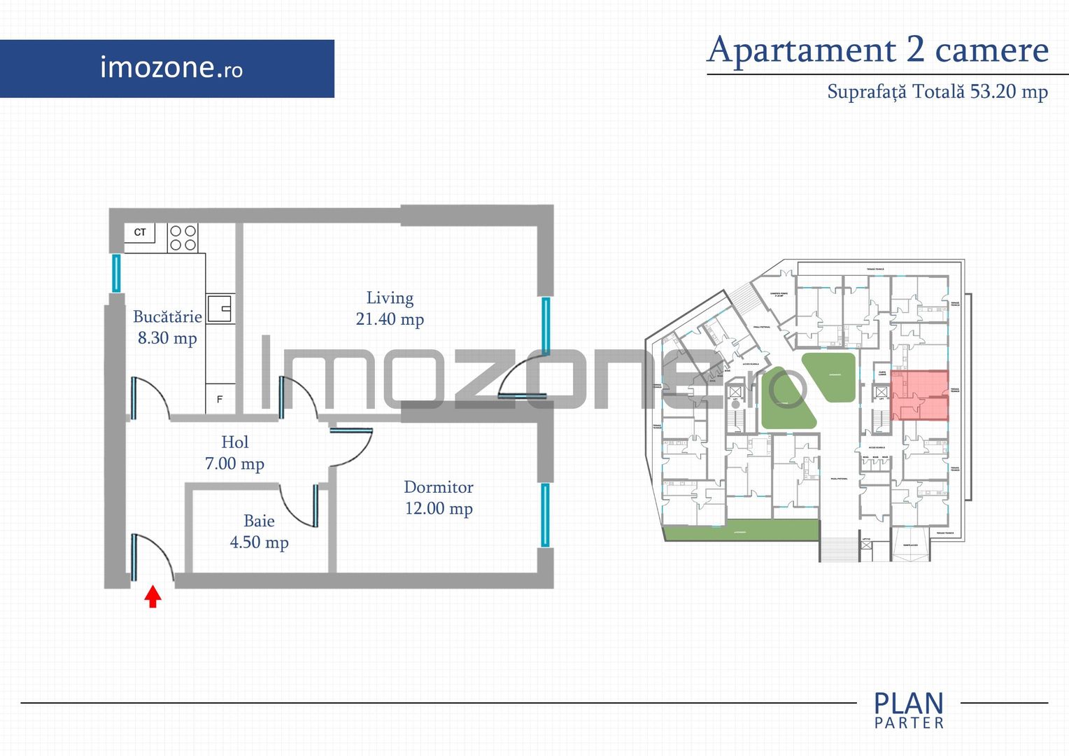 Apartament 2 Camere | 77 mp | Bloc Nou | Metrou Pacii / Preciziei | Militari - Poză 26