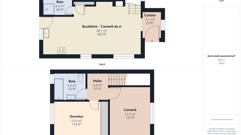 Casă tip Duplex cu 3 camere și garaj - Bucovăț - Timișoara - Poză 32