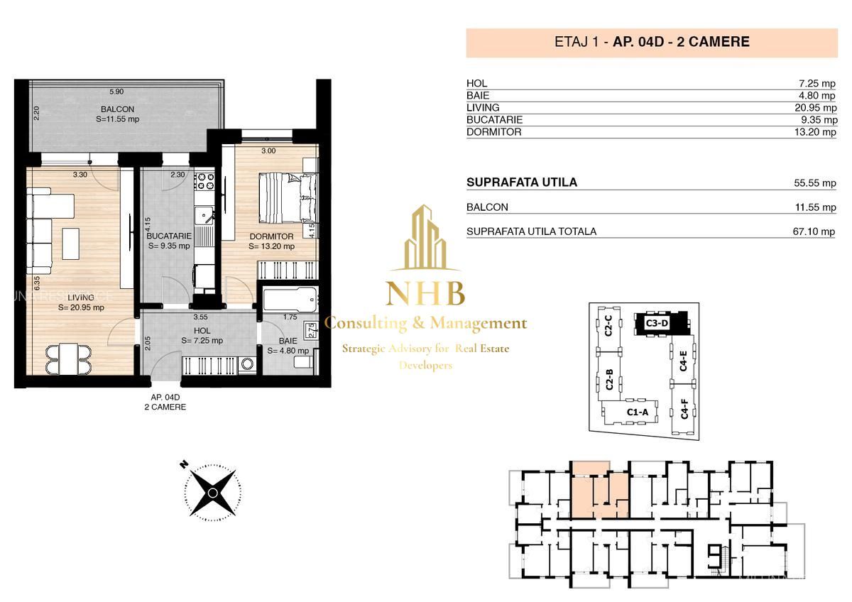 COMISON 0 -Apartament de vanzare -2 CAMERE -OMV PIPERA - Poză 1