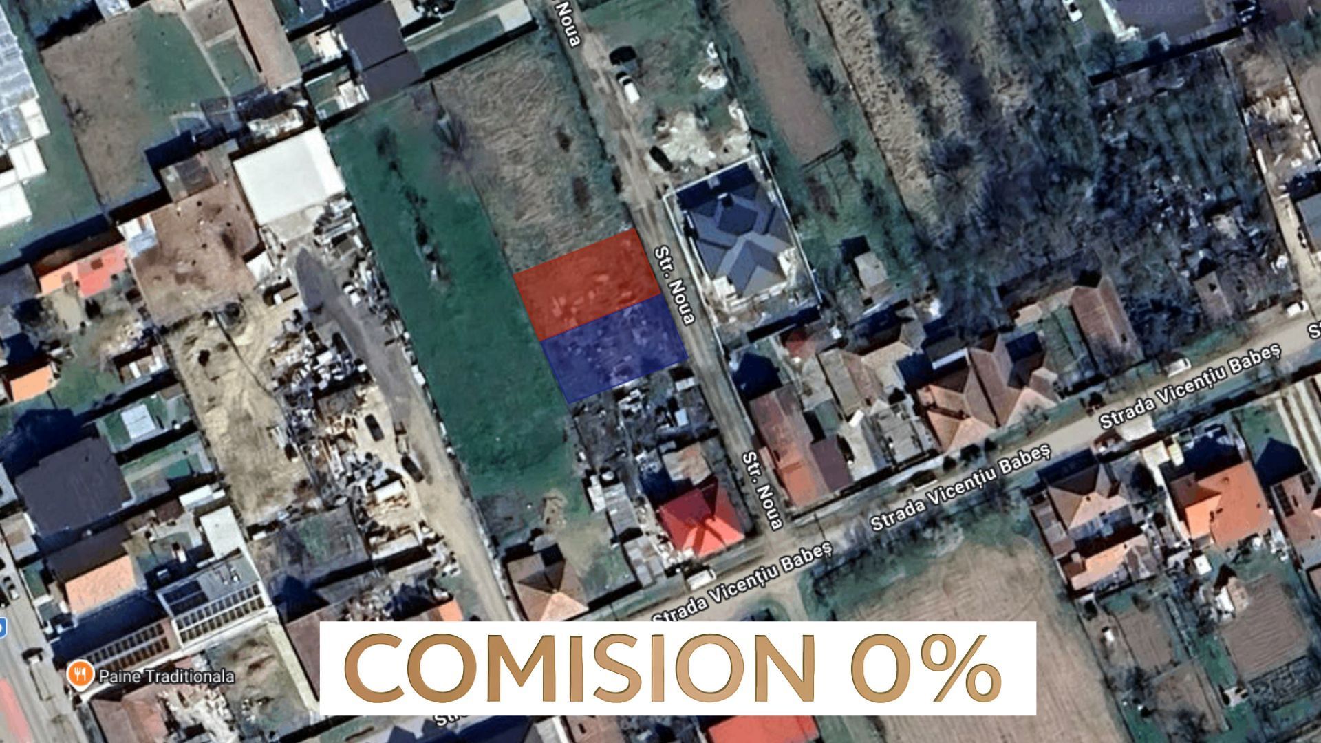COMISION 0 | 2 Terenuri intravilane | 600 mp | FS 30 m | Mosnita Veche - Poză 1