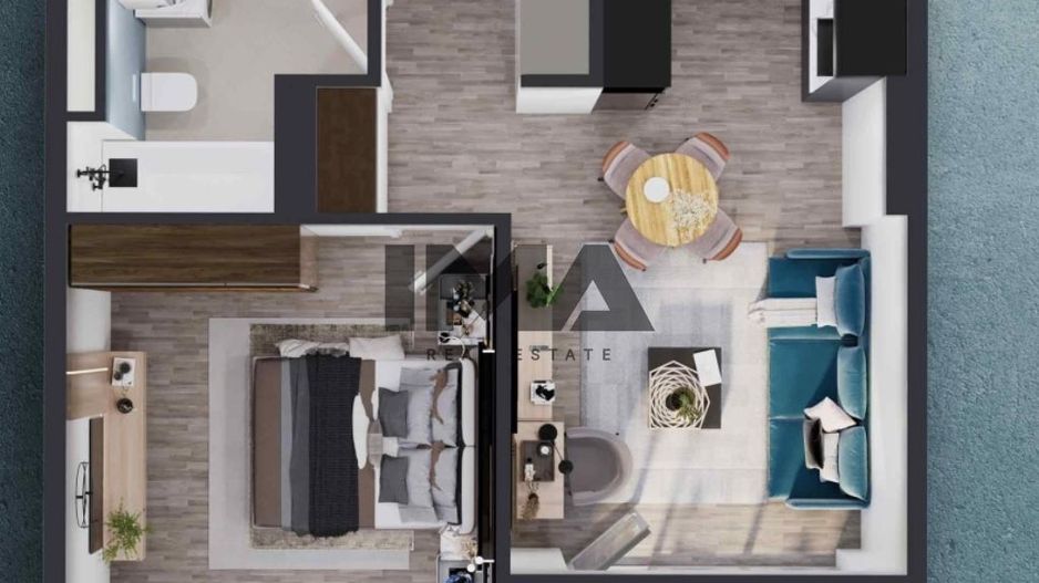 Apartament 2 camere, 46.6 mp, Elite City, COMISION 0 - Poză 1