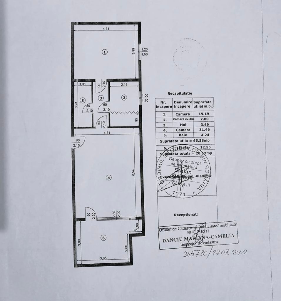 APARTAMENT IN VILĂ | CENTRALĂ PROPRIE | 5 MIN DE METROU UNIRII - Schiță 11