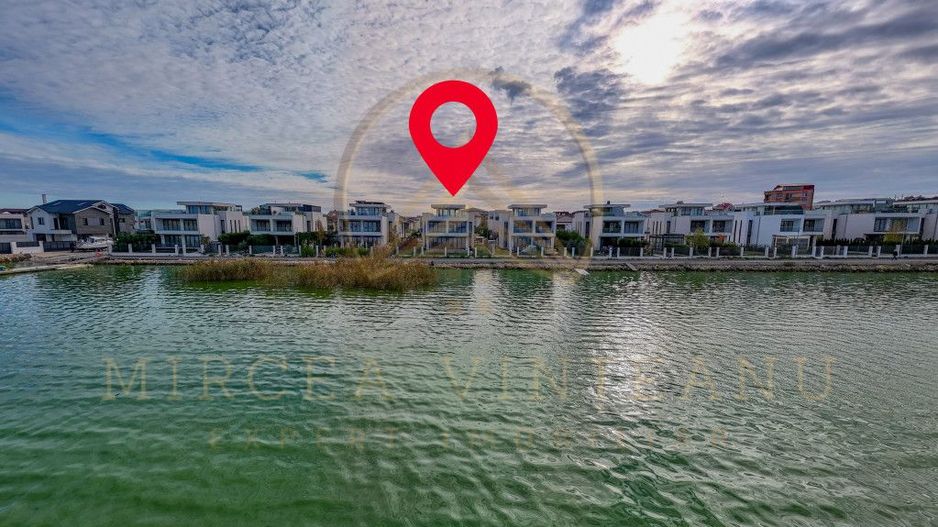 Ovidiu - Casă spectaculoasă , primul rand, cu vedere frontala  spre lac - Poză 2