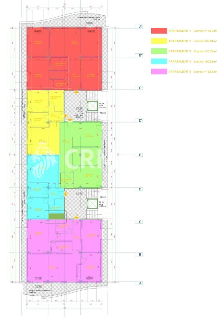 Apartament cu 2 camere de vânzare în zona Est - Poză 1