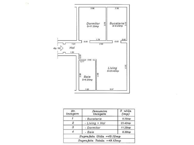 Apartament 2 camere, Dumbravita la intrare  etaj 2+ loc parcare - Poză 15