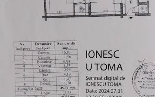 2 camere Baba Novac | Etaj 1 | Bloc reabilitat | 50 mp utili | 94.900 - Poză 15